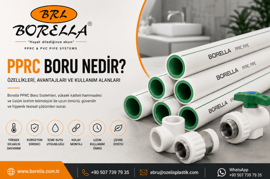 PPRC Boru Nedir? Özellikleri ve Kullanım Alanları | Borella