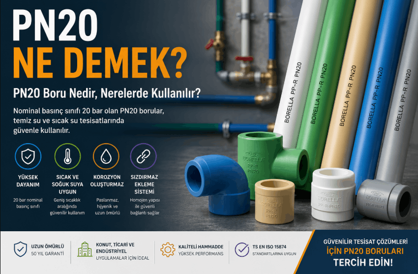 PN20 Ne Demek? PN20 Boru Nedir, Nerelerde Kullanılır? Kapsamlı Rehber