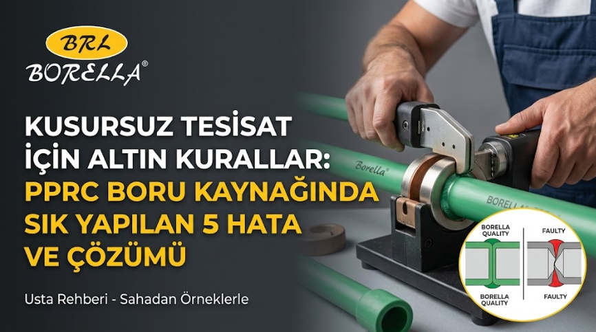Kusursuz Tesisat İçin Altın Kurallar: PPRC Boru Kaynağında Sık Yapılan 5 Hata ve Çözümü