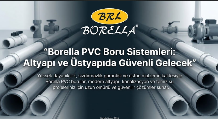 Borella PVC Boru Sistemleri: Altyapı ve Üstyapıda Güvenli Gelecek
